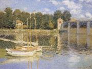 Claude Monet The Bridge at Argenteujil oil painting